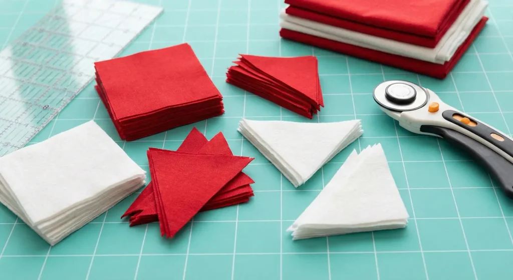 Classic Red and White Christmas Star Quilt Patterns