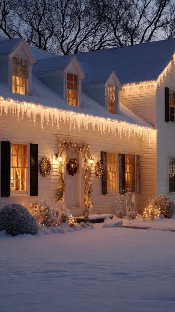 Classic Warm White C9 Roofline Lights for a Timeless Glow