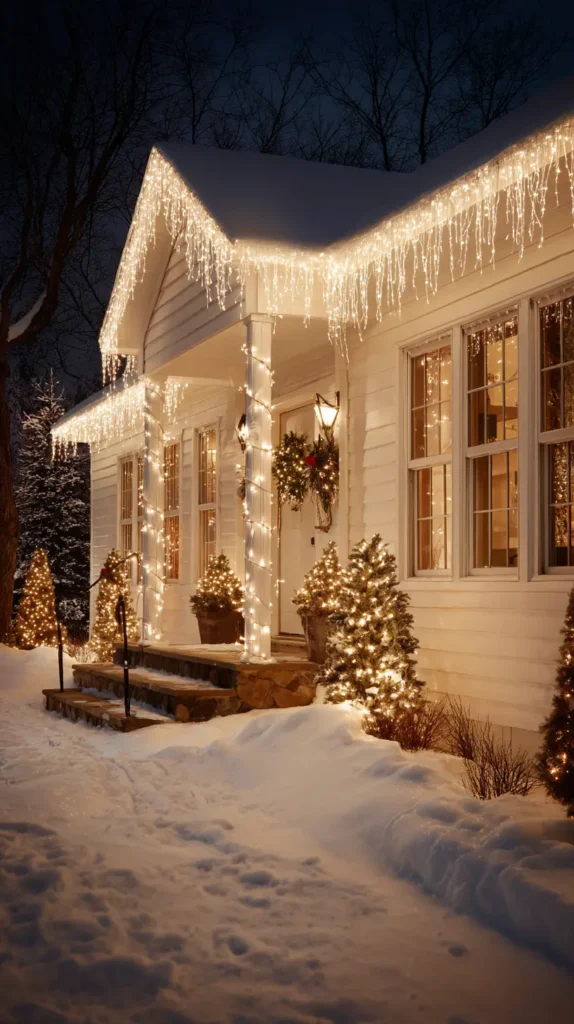 Classic Warm White C9 Roofline Lights for a Timeless Glow