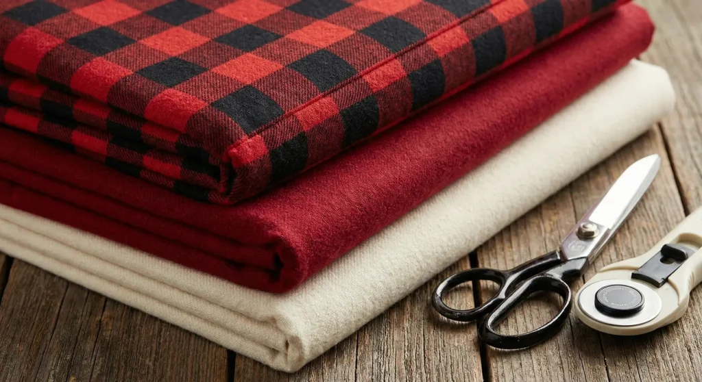 Cozy Buffalo Plaid and Star Patchwork Bedding