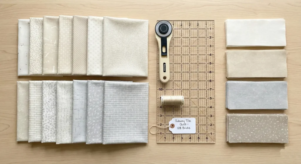 Cozy Neutral Patchwork Quilts for Small Farmhouse Bedrooms