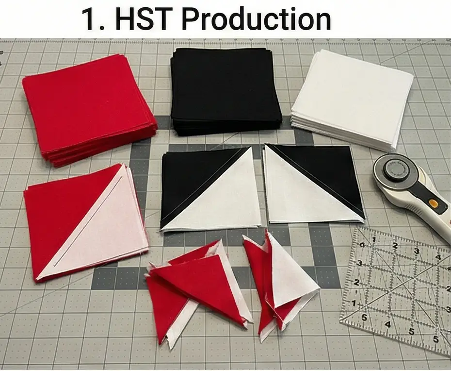 Dynamic Pinwheel Patterns for Guest Bedrooms