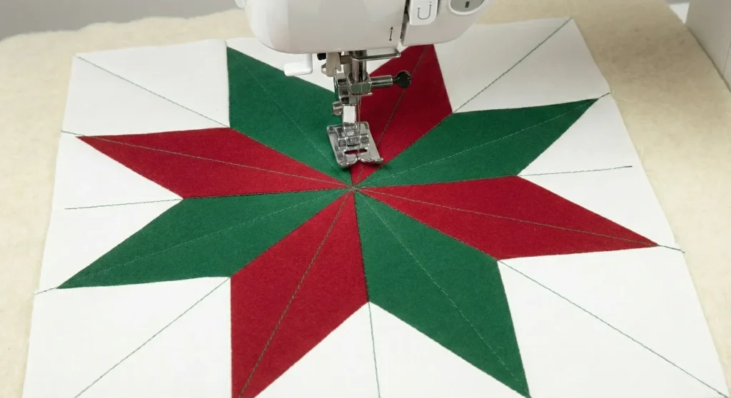Easy DIY Eight-Point Star Quilt Tutorial