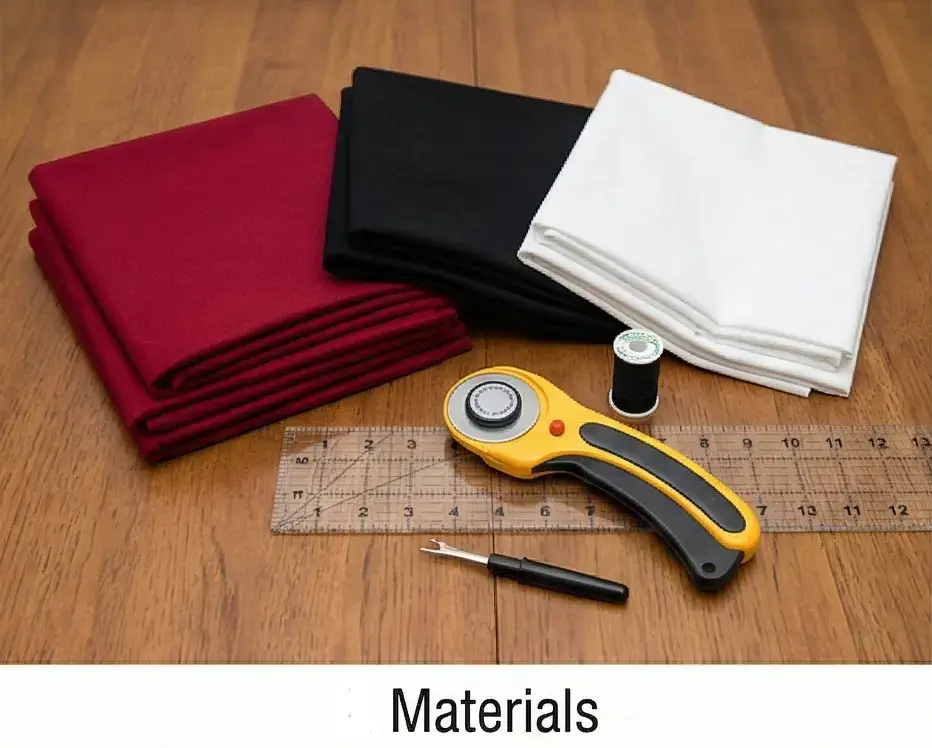 Elegant Red, Black, and White Quilted Bedspreads for Master Bedrooms