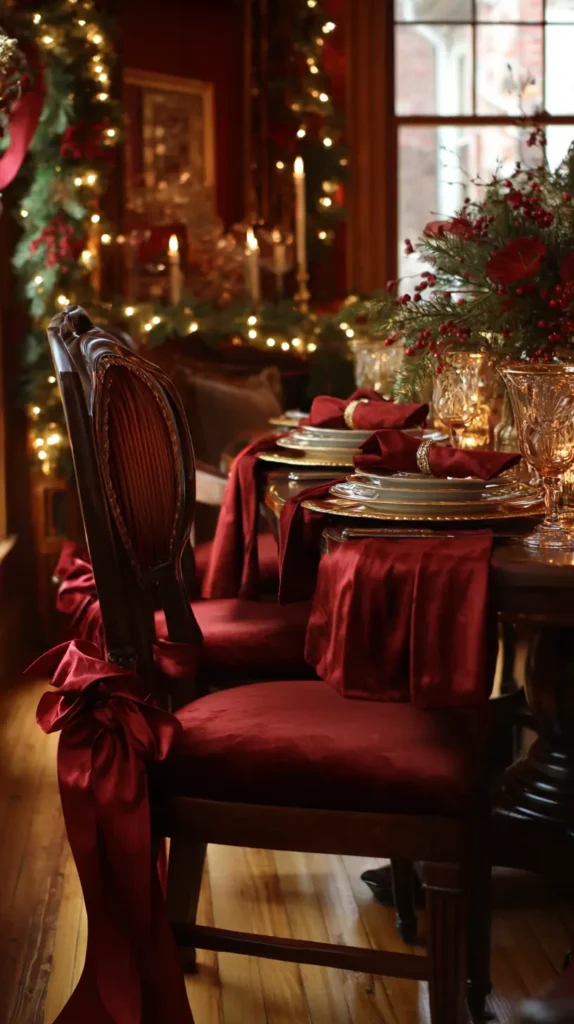Elegant Red and Gold or Classic Velvet Theme for a Traditional Look