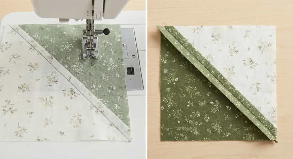 Floral Farmhouse Quilt Patterns with a Subtle Verdant Touch
