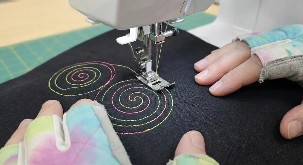 Free-Motion Art Quilted Tote Bag Inspiration