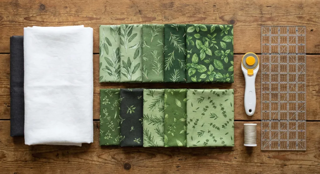 Herb Garden Patchwork Quilt Ideas