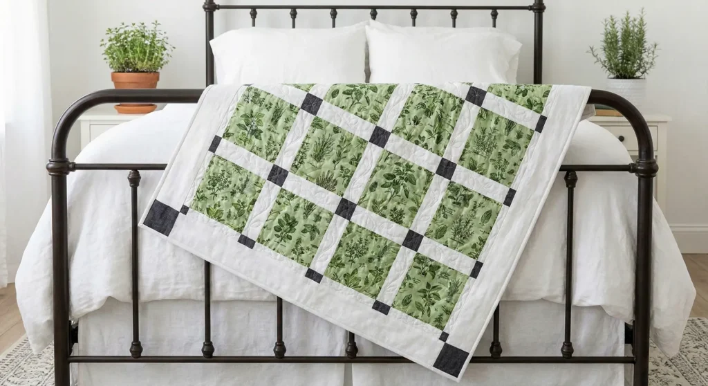 Herb Garden Patchwork Quilt Ideas