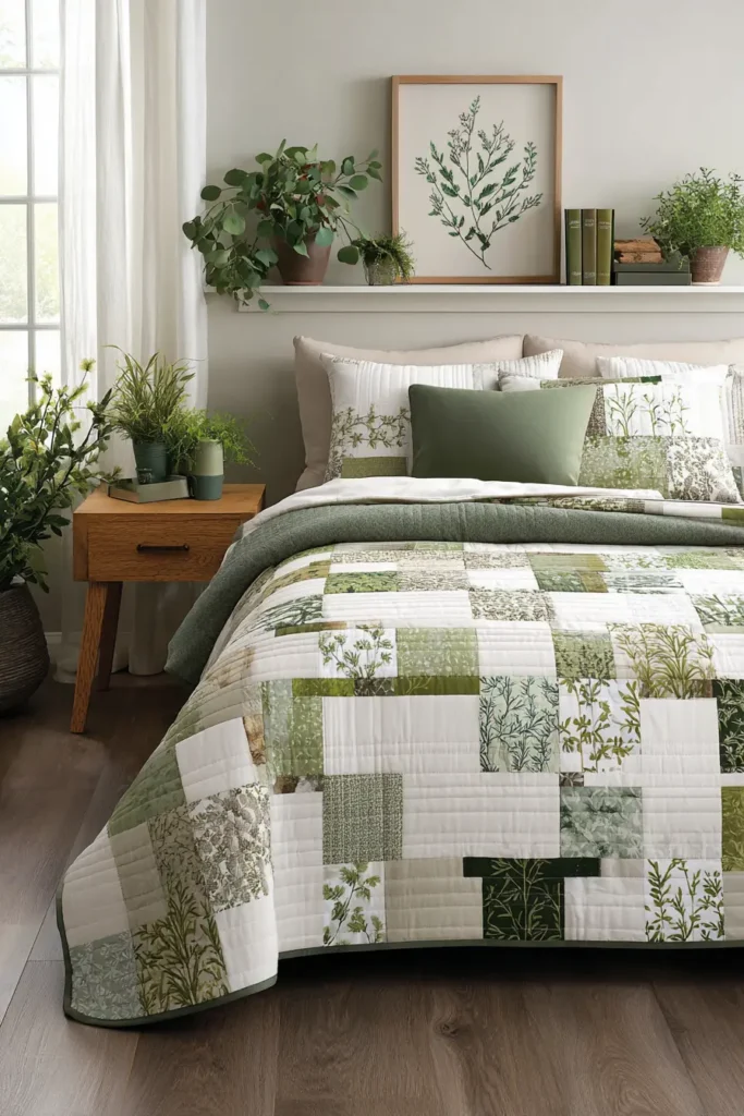 Herb Garden Patchwork Quilt Ideas