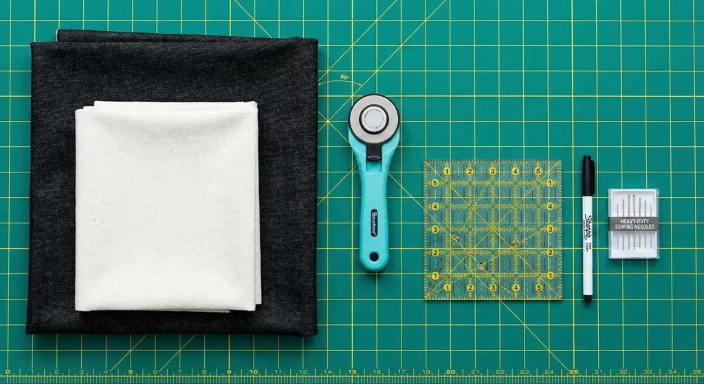 Herringbone Black and White Quilt for Floor Throw