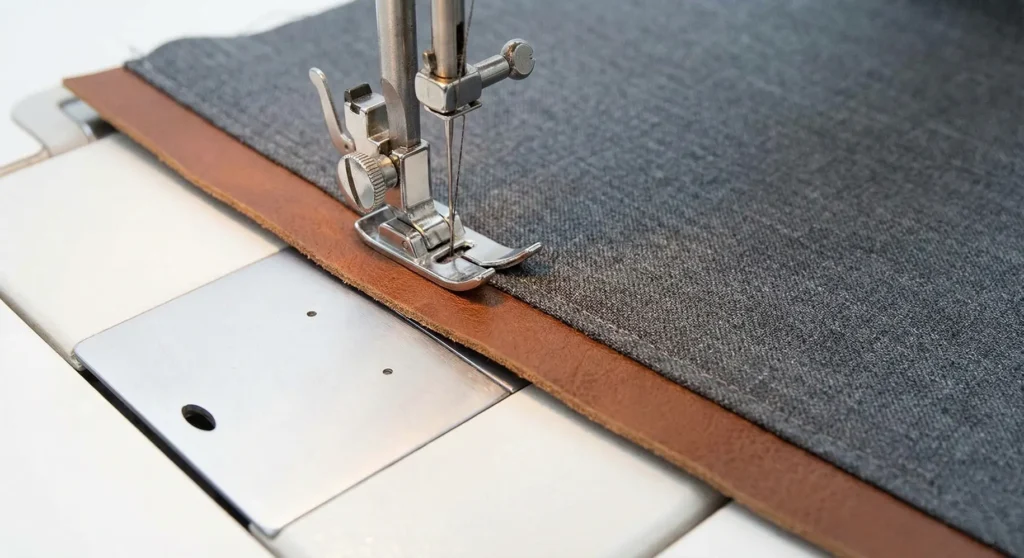 Leather Trim Quilted Professional Laptop Bag