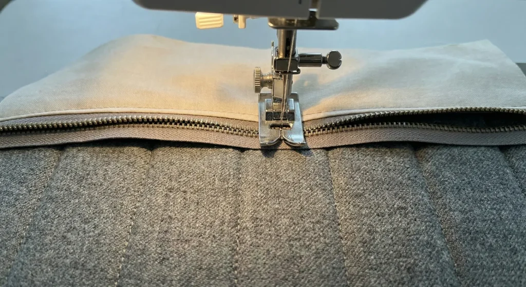 Leather Trim Quilted Professional Laptop Bag