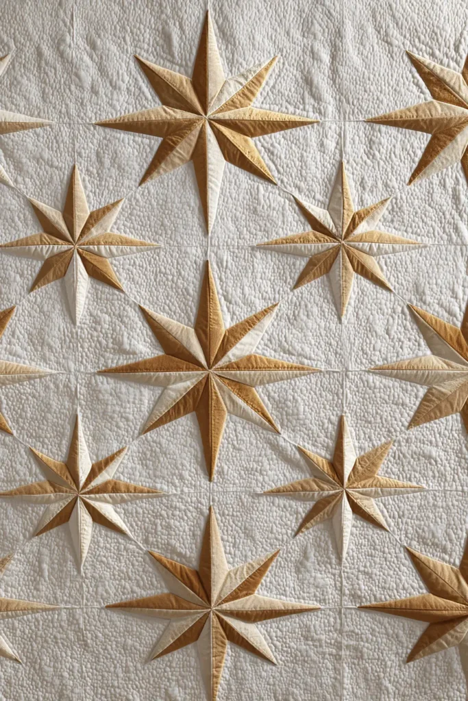 Luxury Velvet-Accented Holiday Star Design