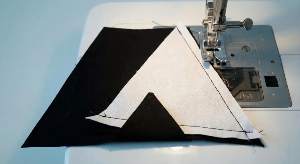 Modern Geometric Black and White Quilt Patterns for Minimalist Spaces