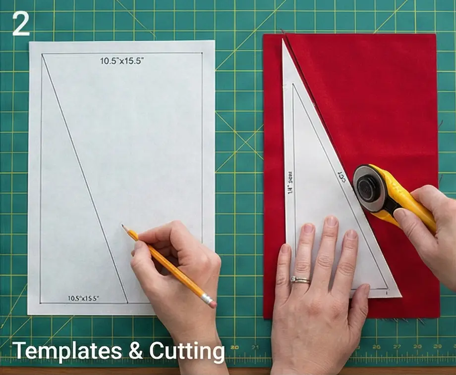 Modern Geometric Red, Black, and White Quilt Designs for a Modern Bedroom Statement