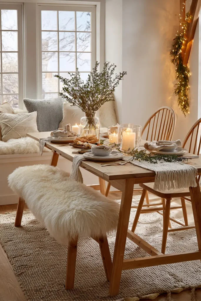 Narrow Dining Room Ideas - Cozy Scandinavian-Inspired Retreat