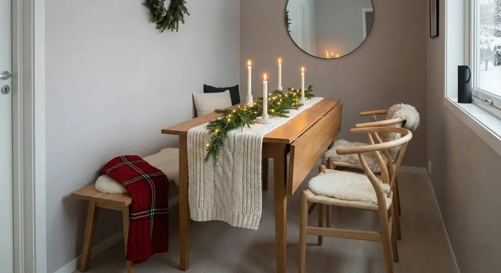 Narrow Dining Room Ideas - Cozy Scandinavian-Inspired Retreat