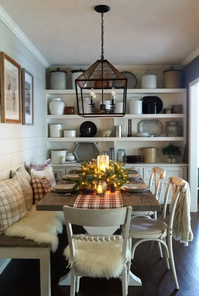 Narrow Dining Room Ideas - Modern Farmhouse Charm