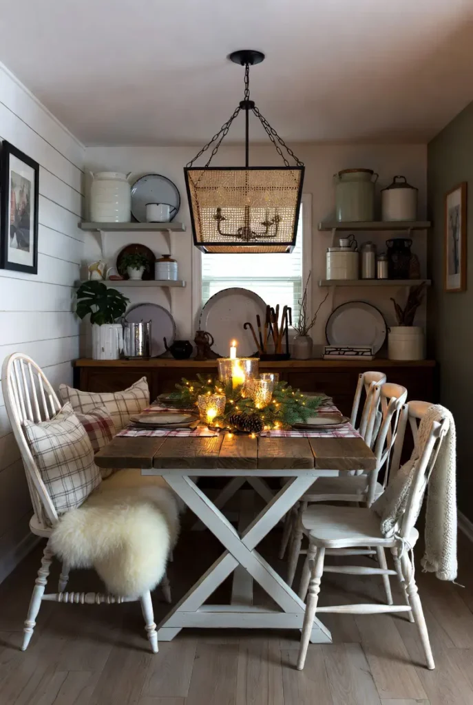 Narrow Dining Room Ideas - Modern Farmhouse Charm