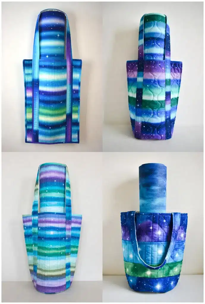 Ombre Quilted Yoga Mat Tote Ideas
