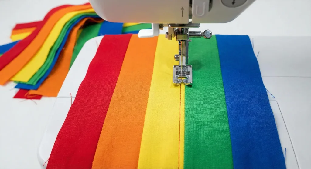 Rainbow Quilted Kids Tote Bag Pattern with Fun Prints