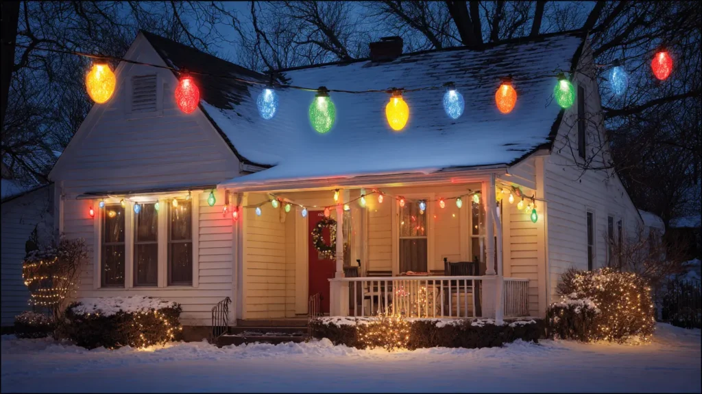 Retro Multicolor C9 or Ceramic Bulb Strands for Nostalgic Charm