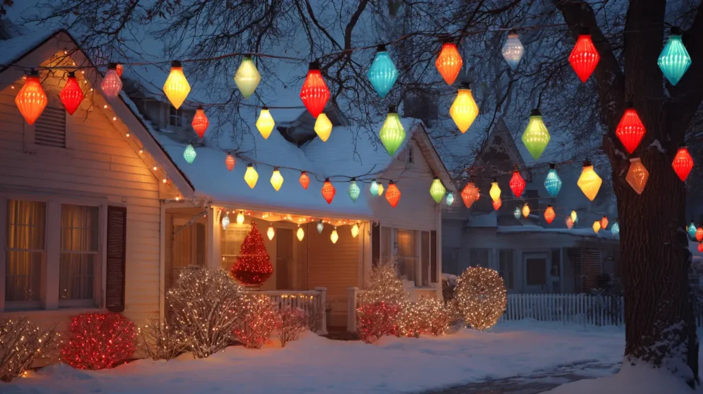 Retro Multicolor C9 or Ceramic Bulb Strands for Nostalgic Charm