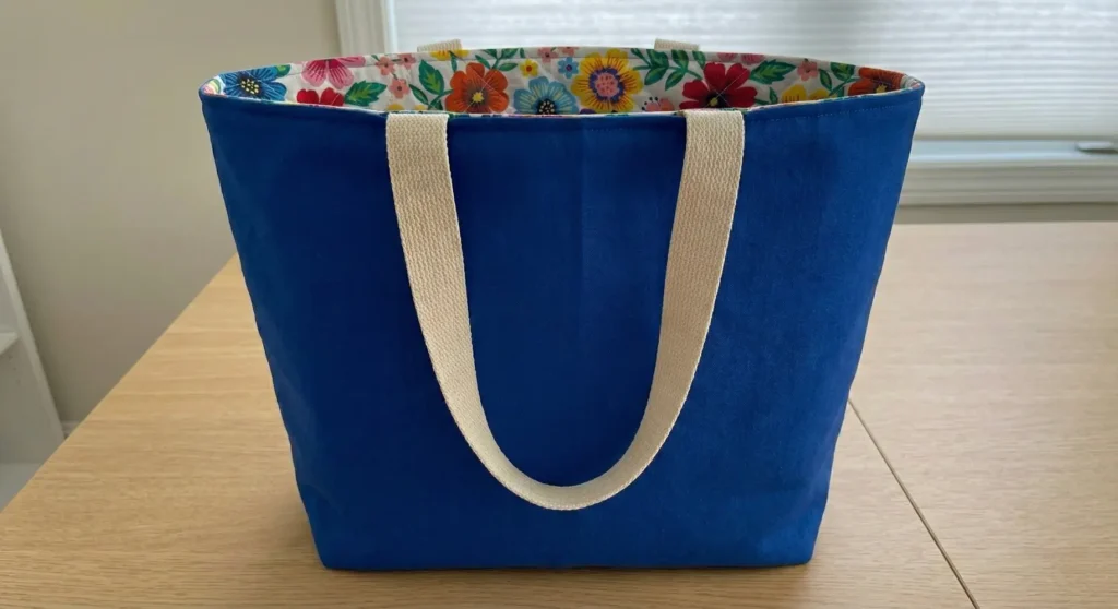 Reversible Quilted Tote Bag Pattern for Versatility