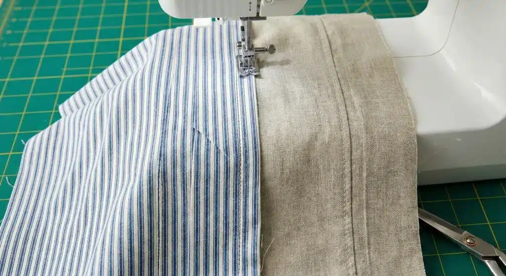 Rustic Farmhouse Quilted Grocery Tote