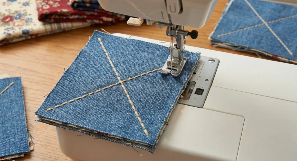 Rustic Rag Quilts with Frayed Edges
