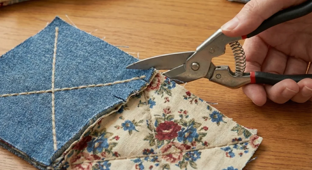 Rustic Rag Quilts with Frayed Edges