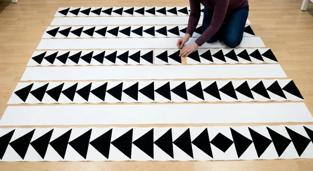 Scandinavian-Inspired Black and White Quilts for Cozy Modern Homes