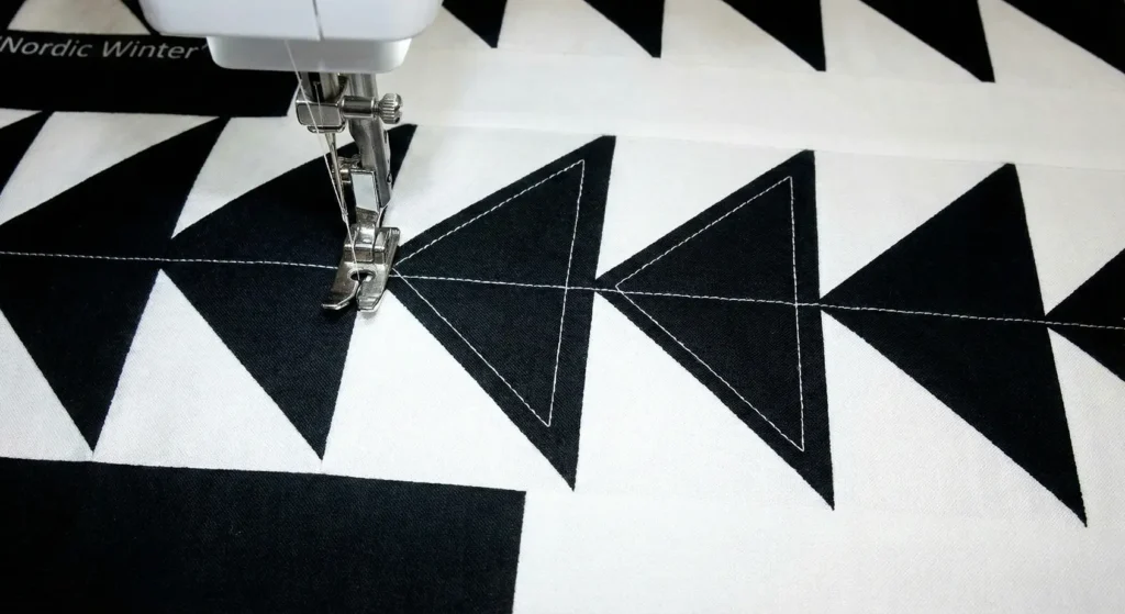 Scandinavian-Inspired Black and White Quilts for Cozy Modern Homes