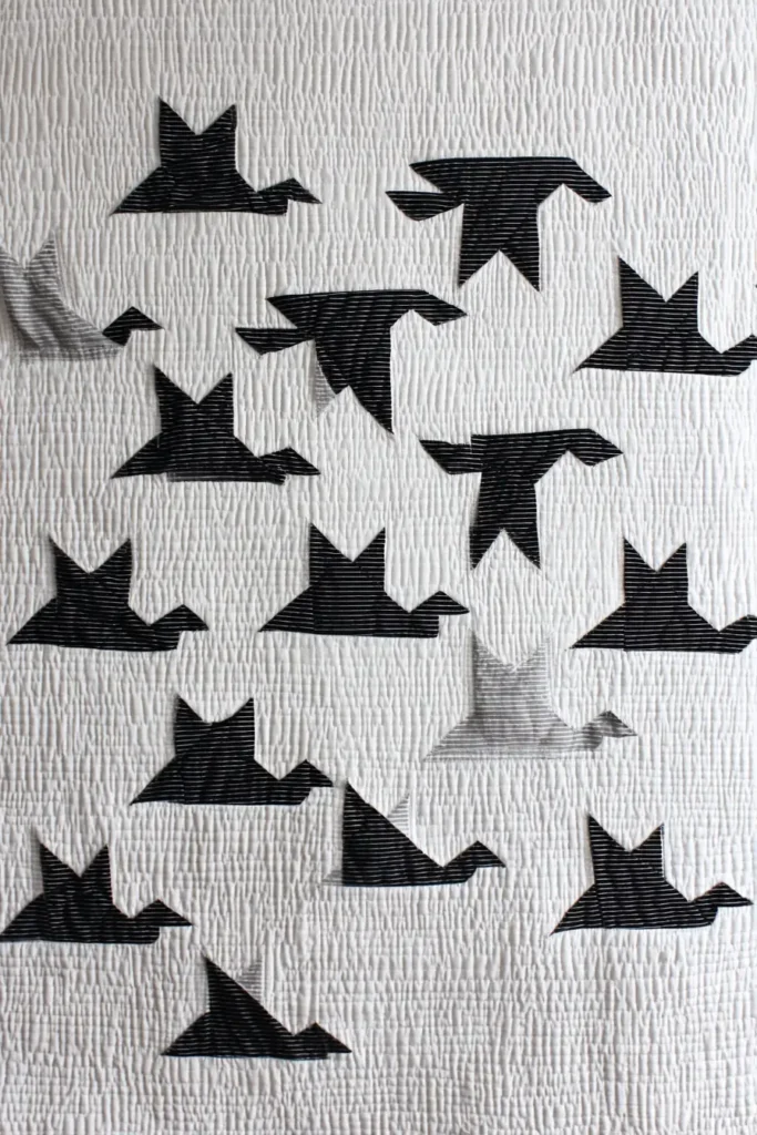 Scandinavian-Inspired Black and White Quilts for Cozy Modern Homes