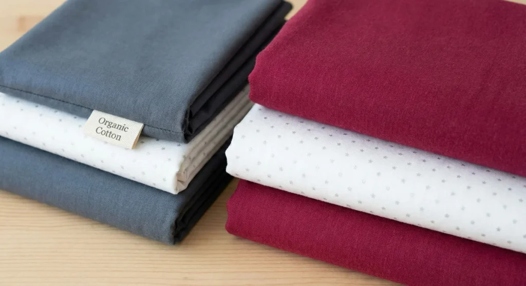 Scandinavian Star Quilt Pattern in Minimalist Holiday Colors