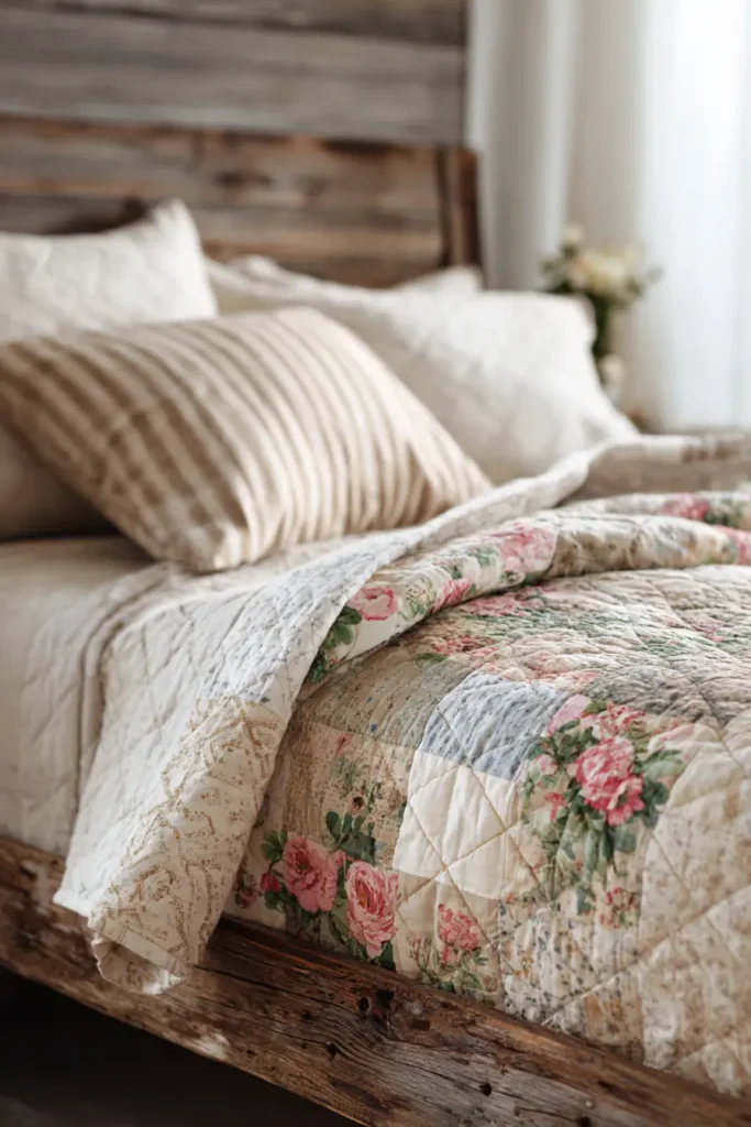 Shabby Chic Farmhouse Quilt Patterns for Cozy Bedrooms