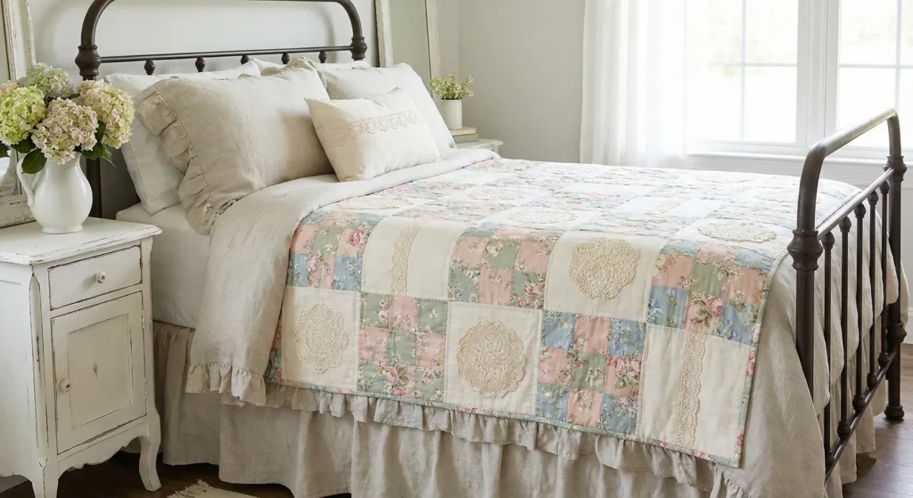 Shabby Chic Farmhouse Quilt Patterns for Cozy Bedrooms