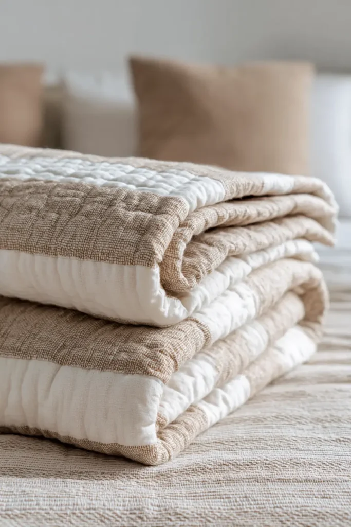 Simple Strip Quilts for an Effortless Modern Farmhouse Bedroom