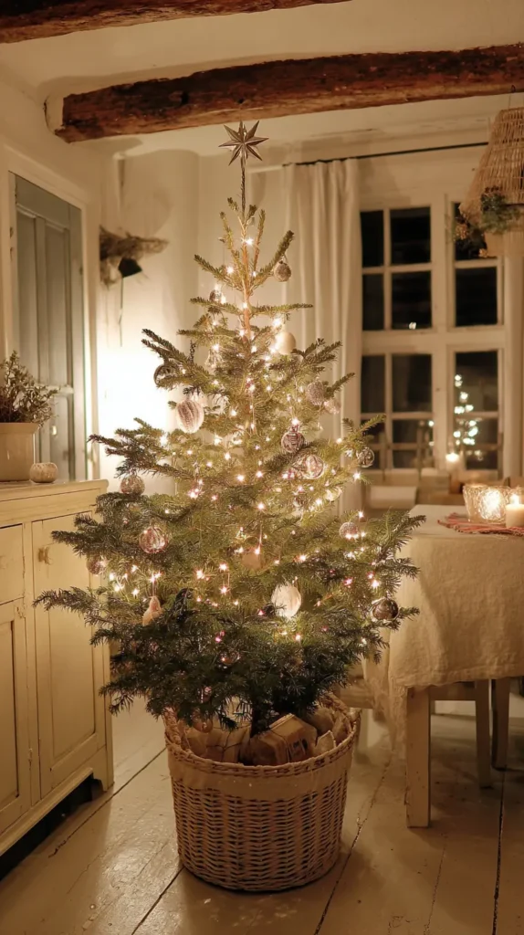 Slim or mini or Potted Christmas Tree Alternatives for Compact Corners