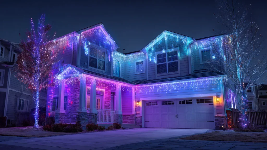 Smart Color-Changing LED Lights for Modern Christmas Displays