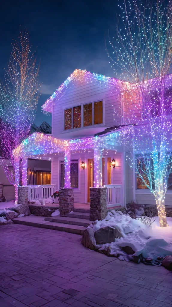 Smart Color-Changing LED Lights for Modern Christmas Displays