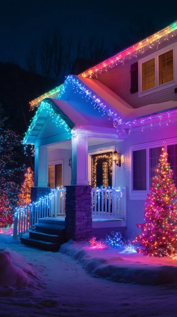 Smart Color-Changing LED Lights for Modern Christmas Displays