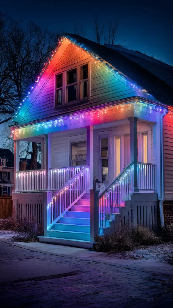 Smart Color-Changing LED Lights for Modern Christmas Displays