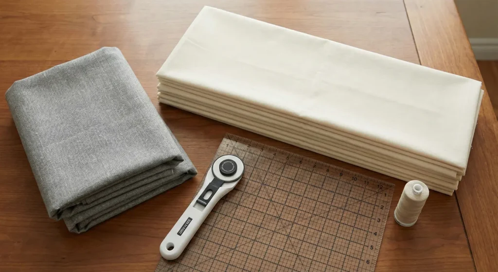 Soft Gray and Cream Farmhouse Quilts for Timeless Elegance