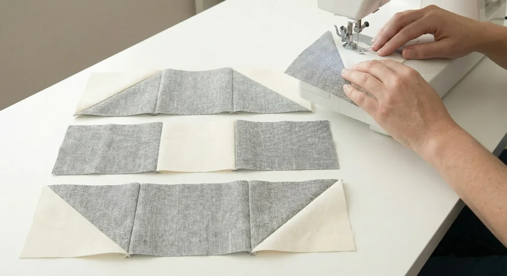 Soft Gray and Cream Farmhouse Quilts for Timeless Elegance