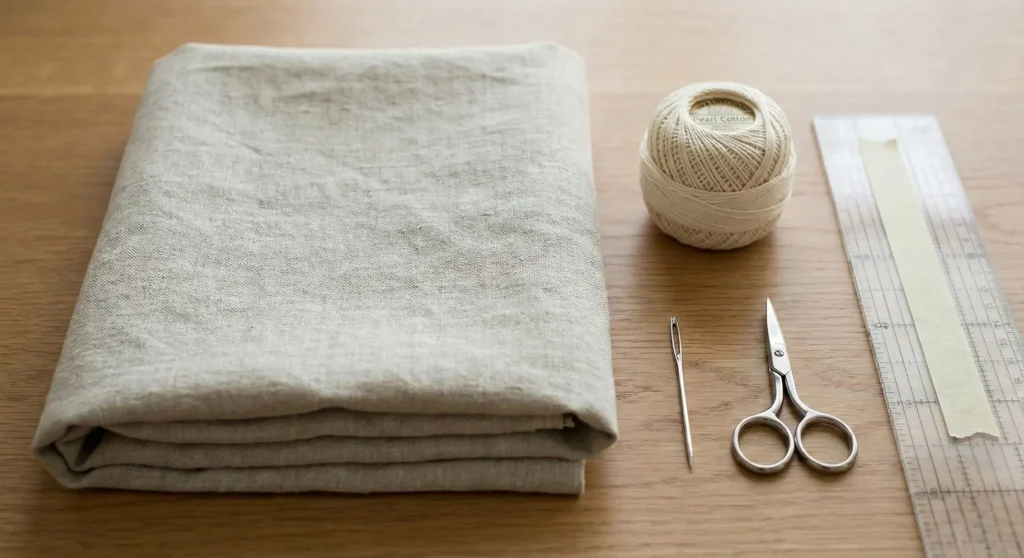 Soft Linen and Cotton Farmhouse Quilts with Natural Texture