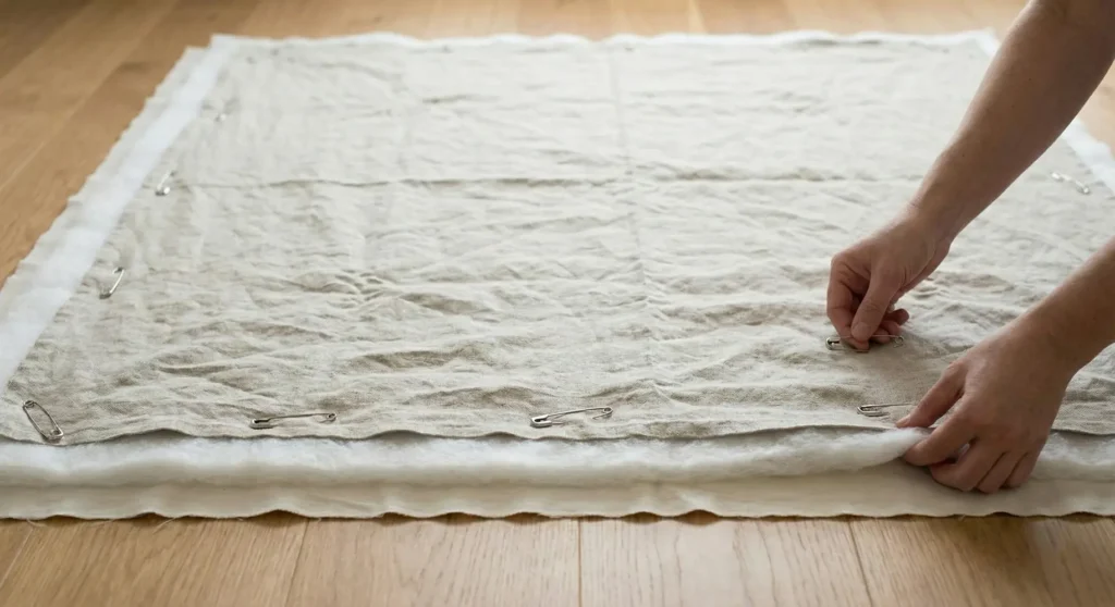 Soft Linen and Cotton Farmhouse Quilts with Natural Texture