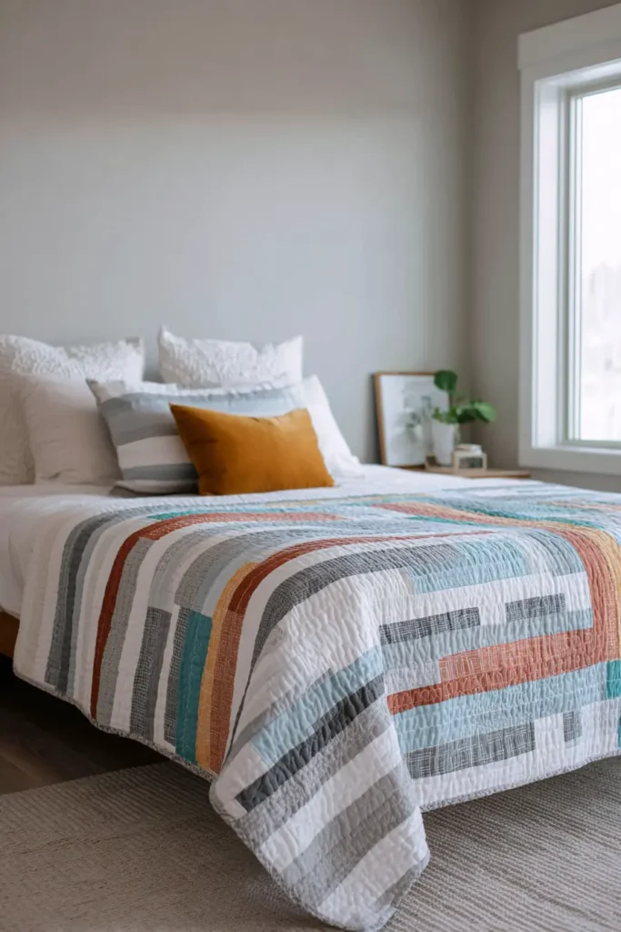 Strip and Rectangle Farmhouse Quilts Simple Patterns, Big Impact