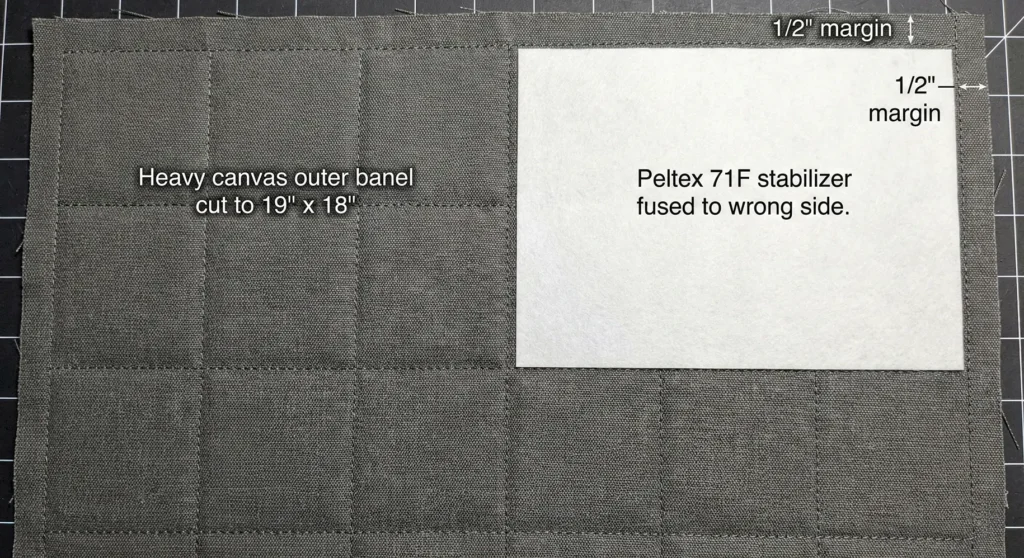 Structured Box Bottom Grocery Shopper Bag